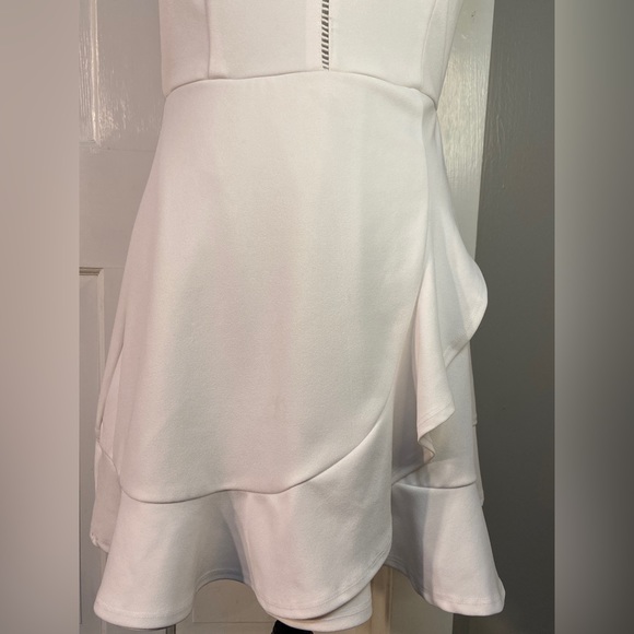 Speechless Juniors Large White Ruffle Skirt Party Dress New Without Tags - Picture 5 of 16